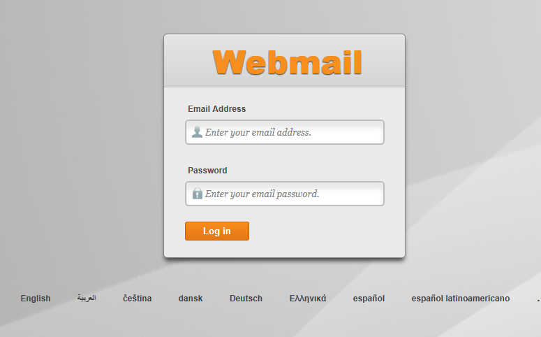 webmail login